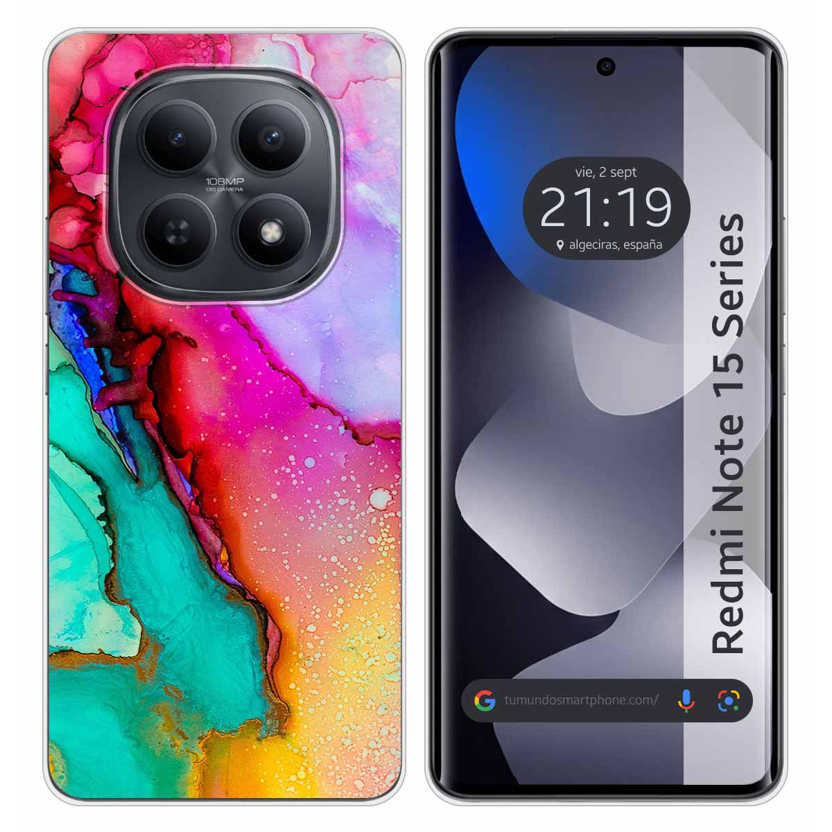 Funda Silicona para Xiaomi Redmi Note 15 5G...