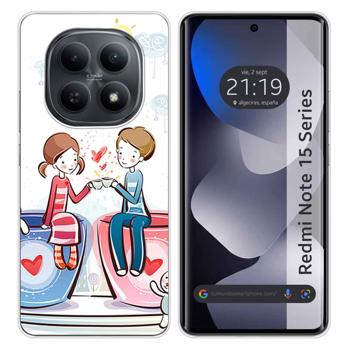 Funda Silicona para Xiaomi Redmi Note 15 5G...