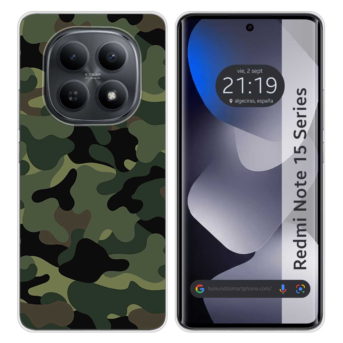 Funda Silicona para Xiaomi Redmi Note 15 5G...