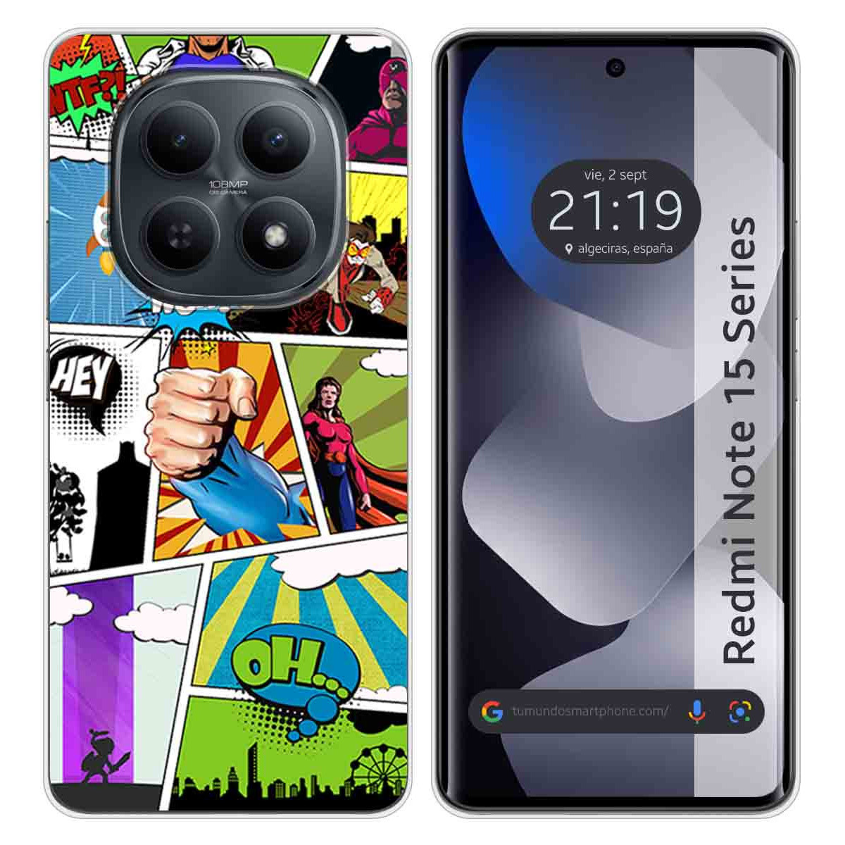 Funda Silicona para Xiaomi Redmi Note 15 5G...