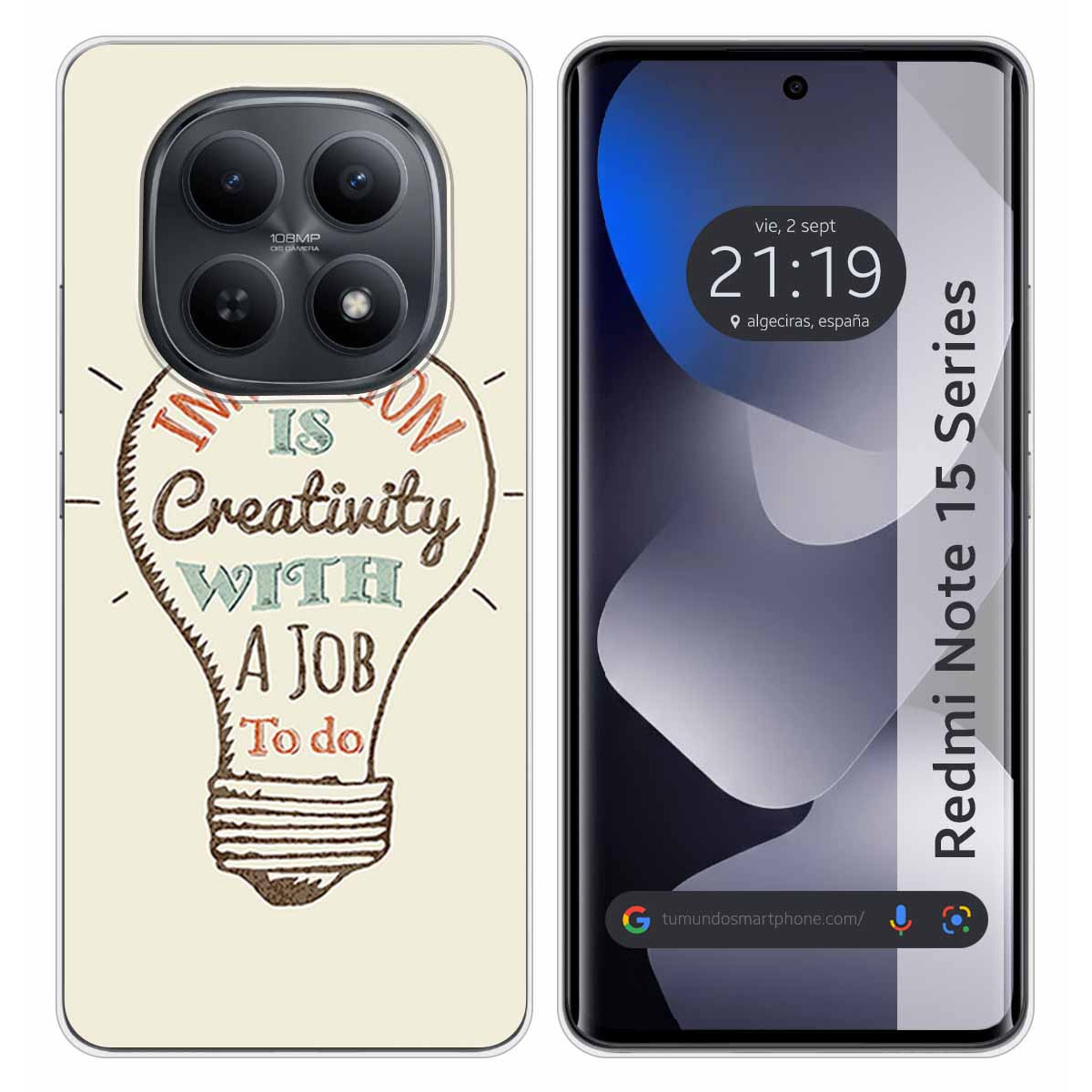 Funda Silicona para Xiaomi Redmi Note 15 5G...