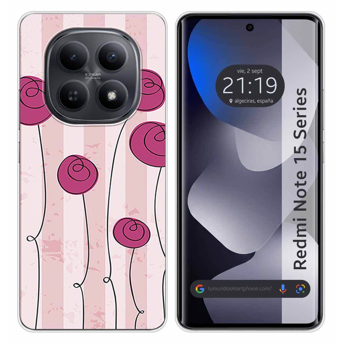 Funda Silicona para Xiaomi Redmi Note 15 5G...