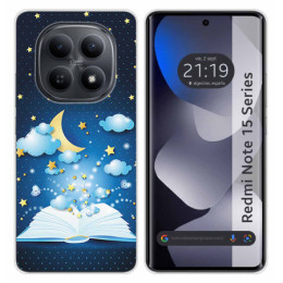 Funda Silicona para Xiaomi Redmi Note 15 5G diseño Libro...