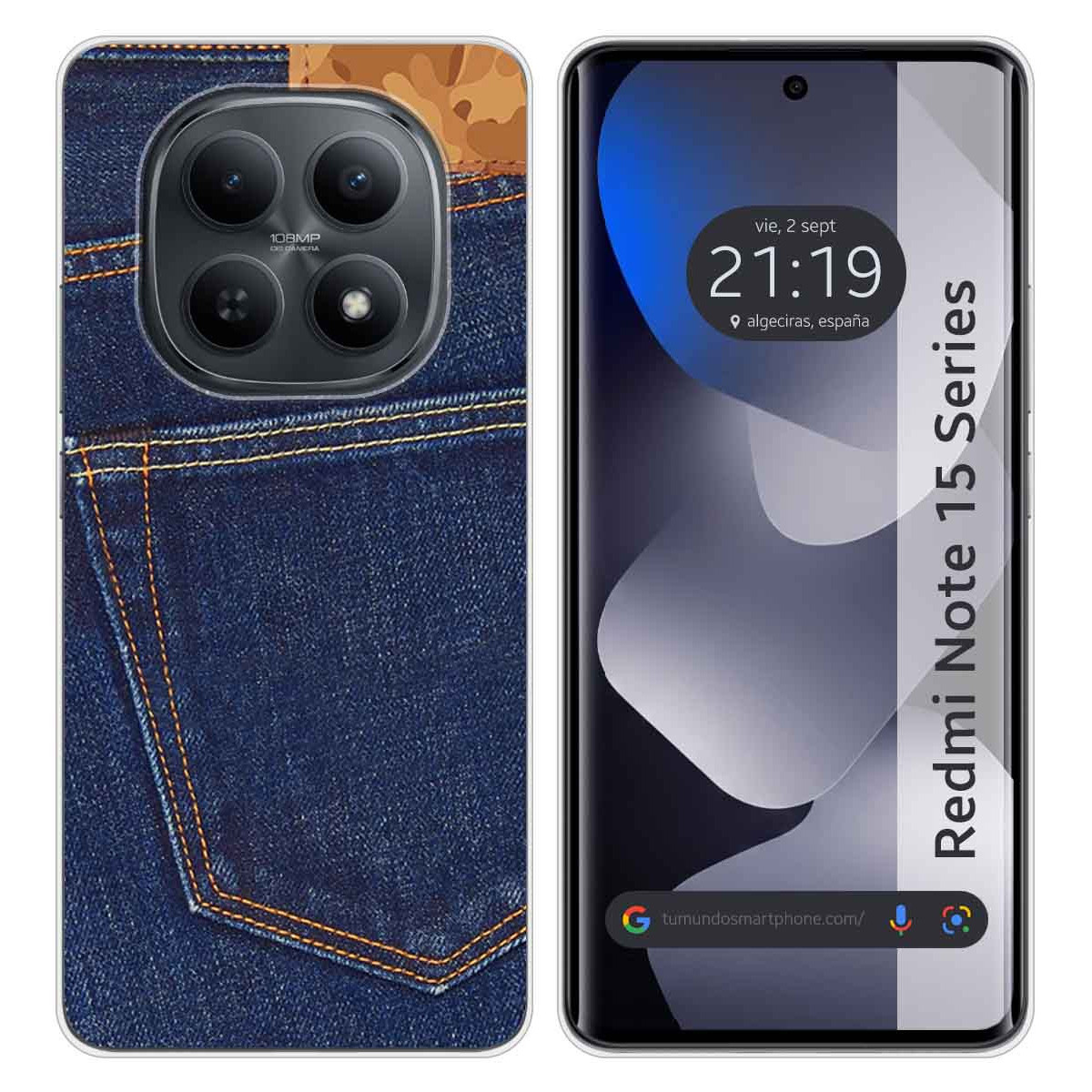 Funda Silicona para Xiaomi Redmi Note 15 5G...