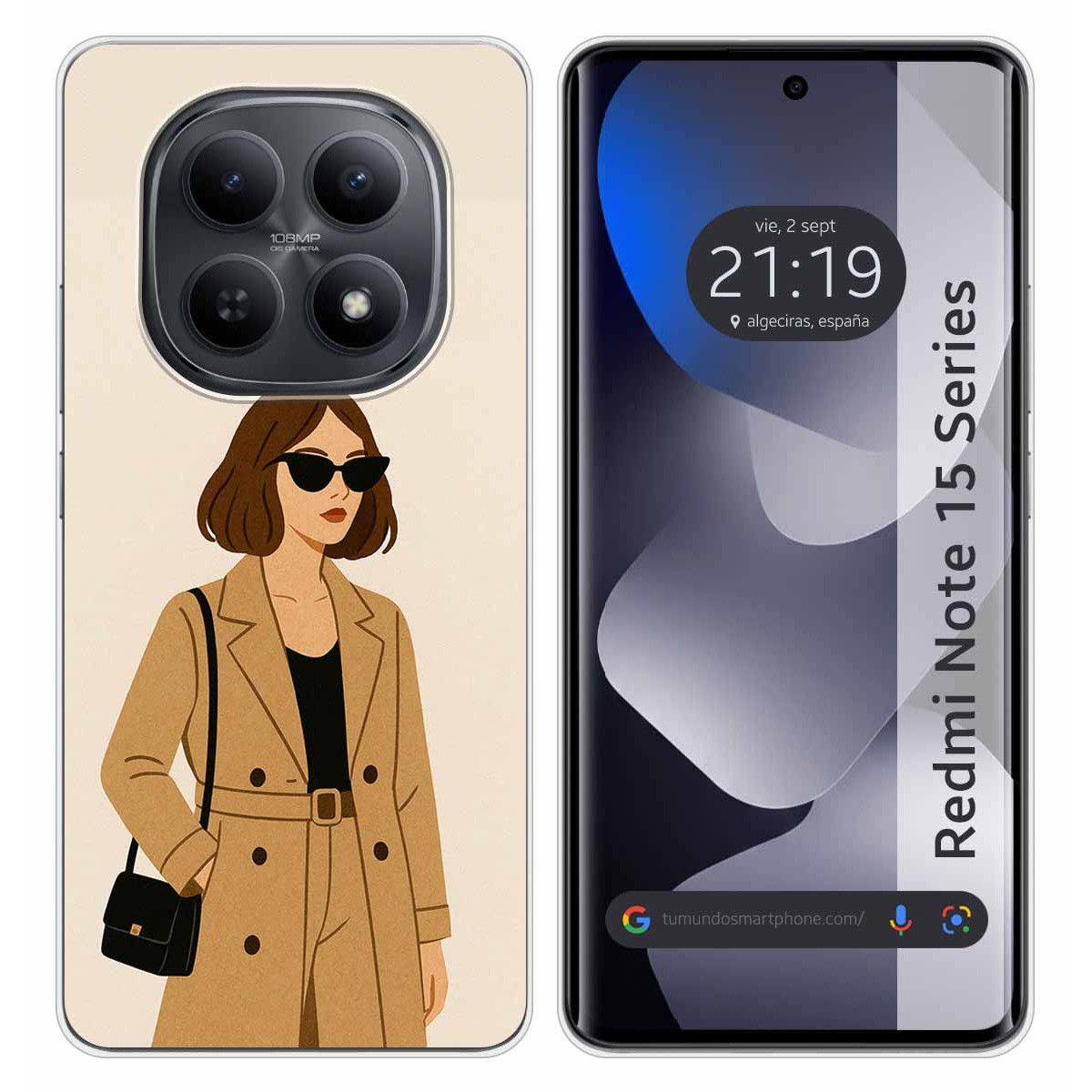Funda Silicona para Xiaomi Redmi Note 15 4G...
