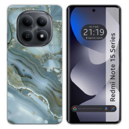 Funda Silicona para Xiaomi Redmi Note 15 4G diseño Mármol...