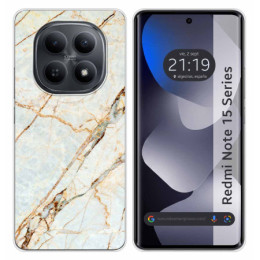 Funda Silicona para Xiaomi Redmi Note 15 4G diseño Mármol...