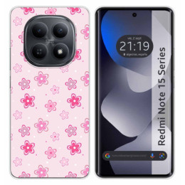 Funda Silicona para Xiaomi Redmi Note 15 4G diseño Flores...