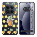 Funda Silicona Transparente para Xiaomi Redmi Note 15 Pro 5G diseño Piña Dibujos
