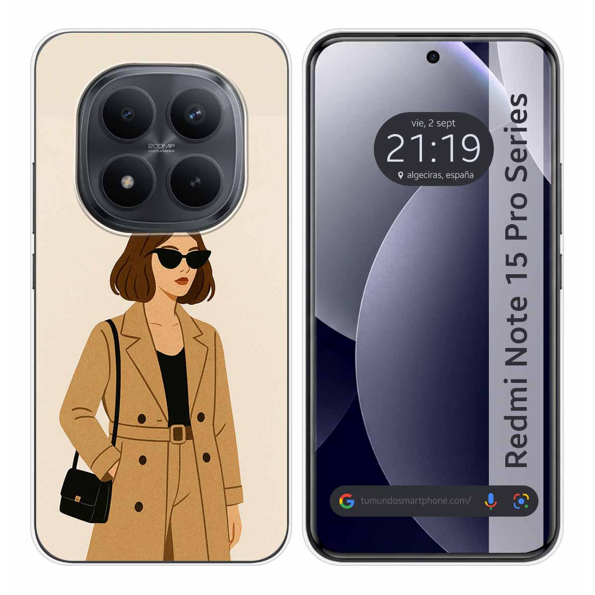 Funda Silicona para Xiaomi Redmi Note 15 Pro 5G...