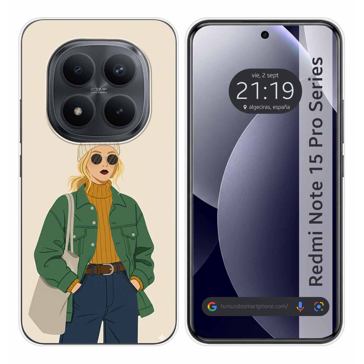 Funda Silicona para Xiaomi Redmi Note 15 Pro 5G...