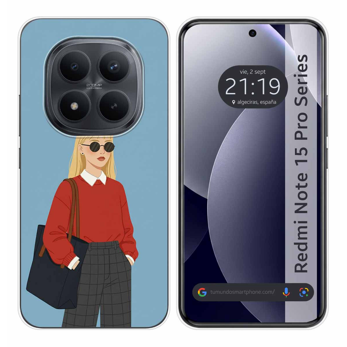 Funda Silicona para Xiaomi Redmi Note 15 Pro 5G...