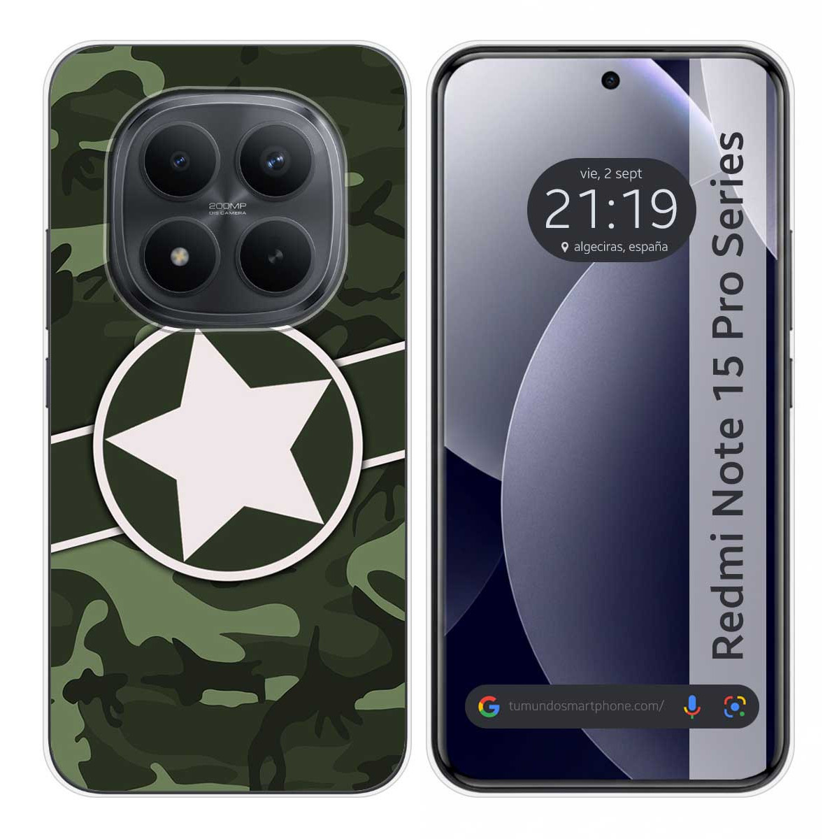 Funda Silicona para Xiaomi Redmi Note 15 Pro 5G...