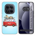 Funda Silicona para Xiaomi Redmi Note 15 Pro 5G diseño Furgoneta Dibujos
