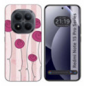Funda Silicona para Xiaomi Redmi Note 15 Pro 5G diseño Flores Vintage Dibujos
