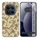 Funda Silicona para Xiaomi Redmi Note 15 Pro 5G diseño Sand Camuflaje Dibujos