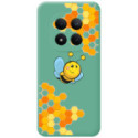 Funda Silicona Líquida Verde para Xiaomi Redmi Note 15 Pro 5G diseño Abeja Dibujos