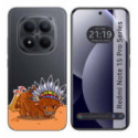 Funda Silicona Transparente para Xiaomi Redmi Note 15 Pro+ Plus 5G diseño Bufalo Dibujos