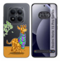 Funda Silicona Transparente para Xiaomi Redmi Note 15 Pro+ Plus 5G diseño Jirafa Dibujos