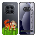 Funda Silicona Transparente para Xiaomi Redmi Note 15 Pro+ Plus 5G diseño Tigre Dibujos