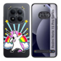 Funda Silicona Transparente para Xiaomi Redmi Note 15 Pro+ Plus 5G diseño Unicornio Dibujos