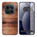 Funda Silicona para Xiaomi Redmi Note 15 Pro+ Plus 5G diseño Madera 02 Dibujos