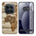 Funda Silicona para Xiaomi Redmi Note 15 Pro+ Plus 5G diseño Madera 07 Dibujos