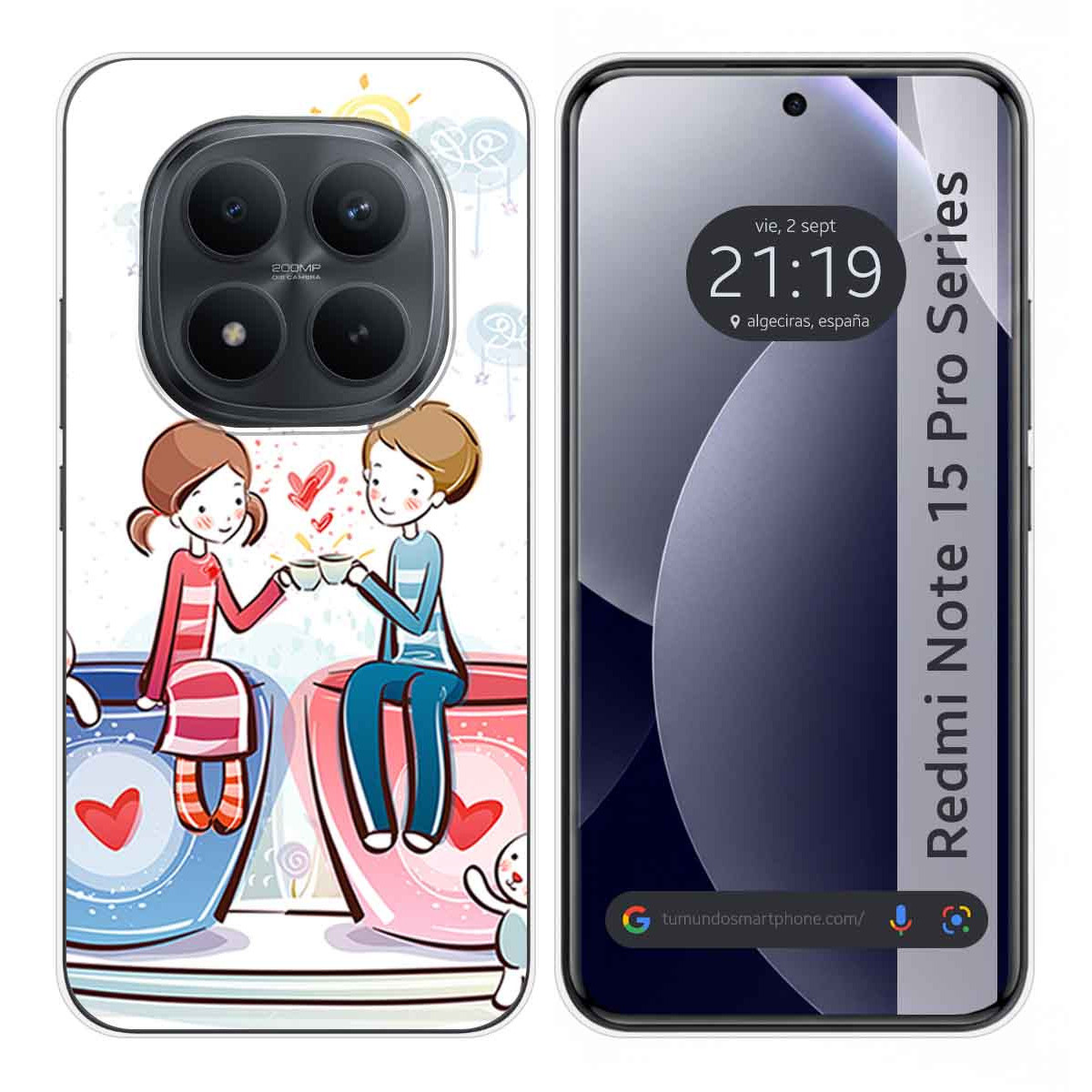 Funda Silicona para Xiaomi Redmi Note 15 Pro+...