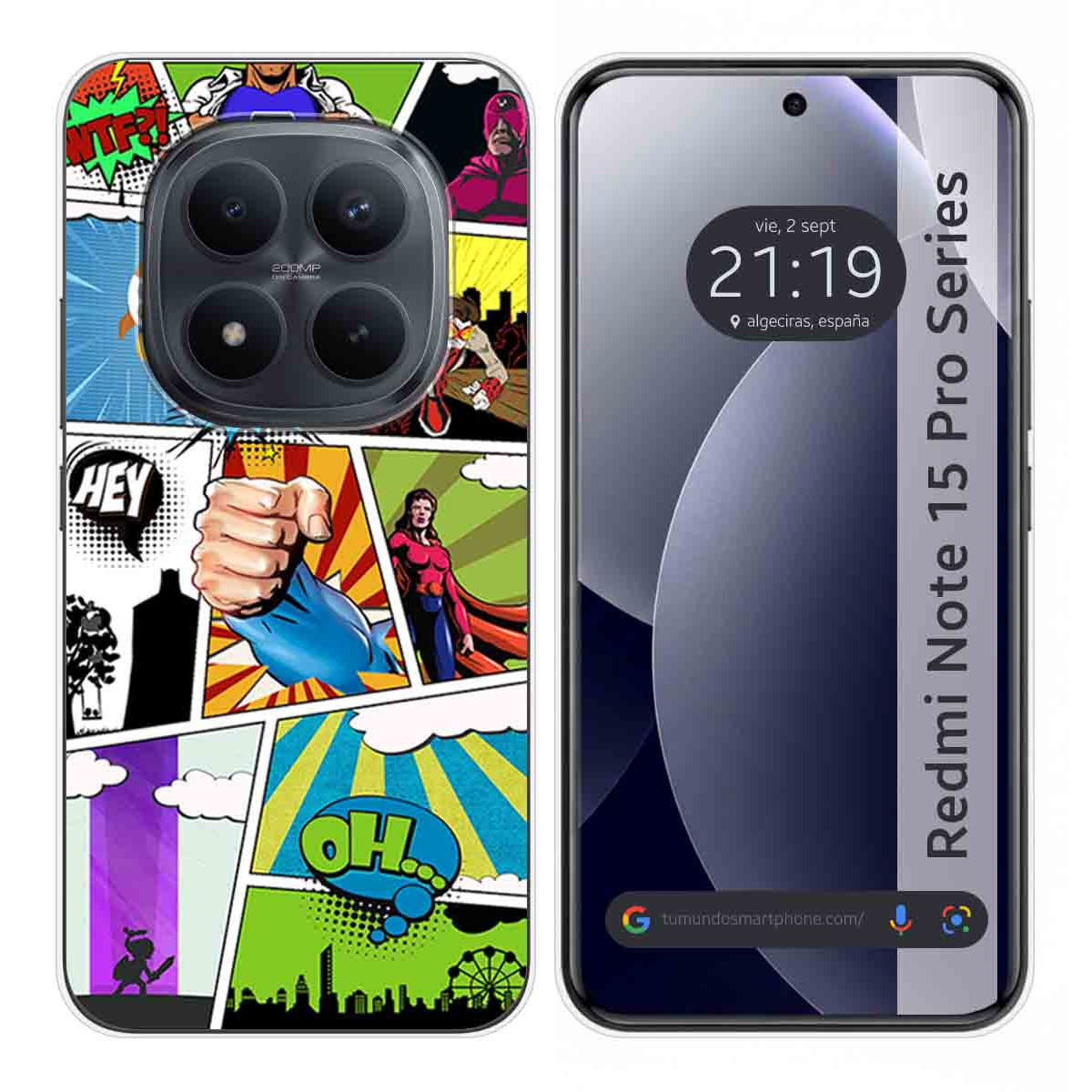Funda Silicona para Xiaomi Redmi Note 15 Pro+...