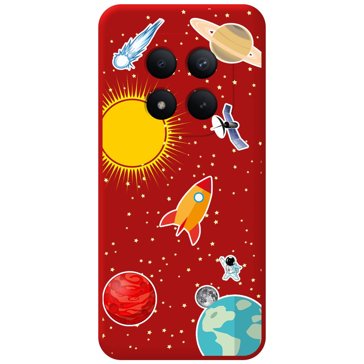 Funda Silicona Líquida Roja para Xiaomi Redmi...