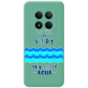 Funda Silicona Líquida Verde para Xiaomi Redmi Note 15 Pro+ Plus 5G diseño Agua Dibujos