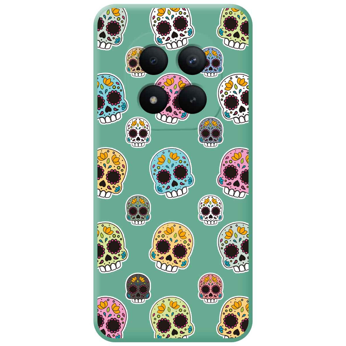 Funda Silicona Líquida Verde para Xiaomi Redmi...