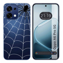 Funda Silicona Transparente para Oppo A6 Pro 5G diseño...