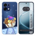 Funda Silicona Transparente para Oppo A6 Pro 5G diseño Cabra Dibujos