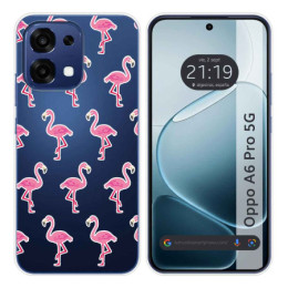 Funda Silicona Transparente para Oppo A6 Pro 5G diseño...