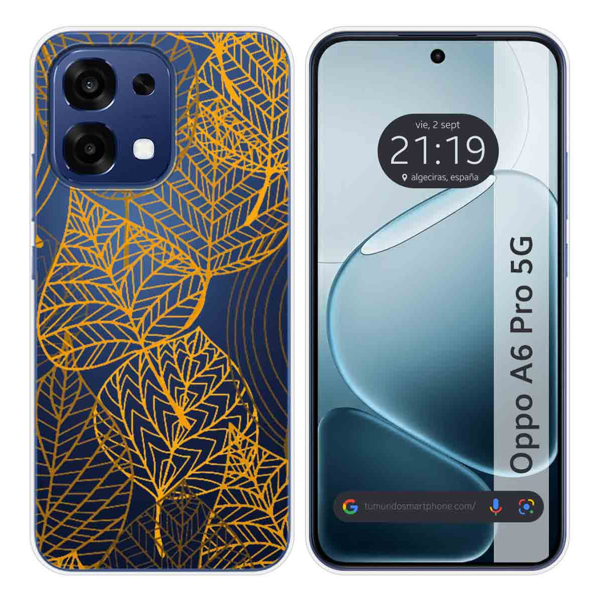 Funda Silicona Transparente para Oppo A6 Pro 5G...