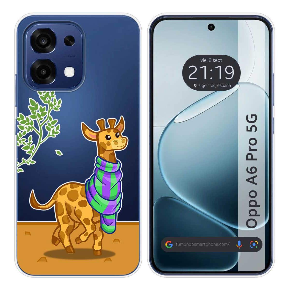 Funda Silicona Transparente para Oppo A6 Pro 5G...