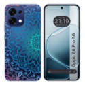 Funda Silicona Transparente para Oppo A6 Pro 5G diseño Mandala Dibujos