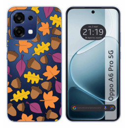 Funda Silicona Transparente para Oppo A6 Pro 5G diseño...