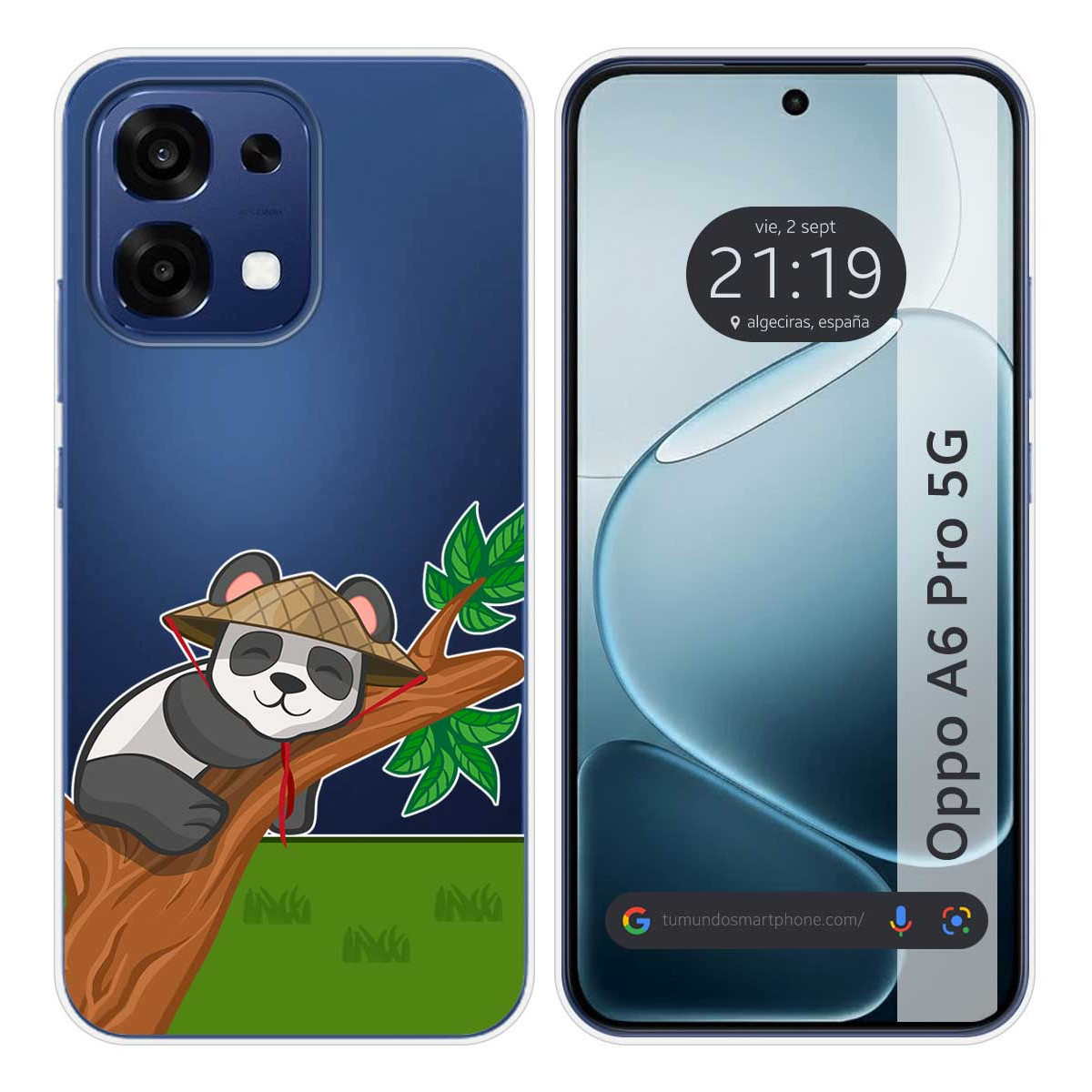 Funda Silicona Transparente para Oppo A6 Pro 5G...