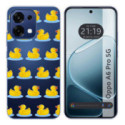Funda Silicona Transparente para Oppo A6 Pro 5G diseño Pato Dibujos
