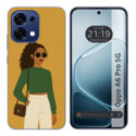 Funda Silicona para Oppo A6 Pro 5G diseño Mujer 02 Dibujos