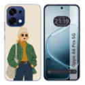 Funda Silicona para Oppo A6 Pro 5G diseño Mujer 03 Dibujos