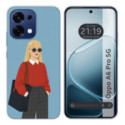 Funda Silicona para Oppo A6 Pro 5G diseño Mujer 04 Dibujos