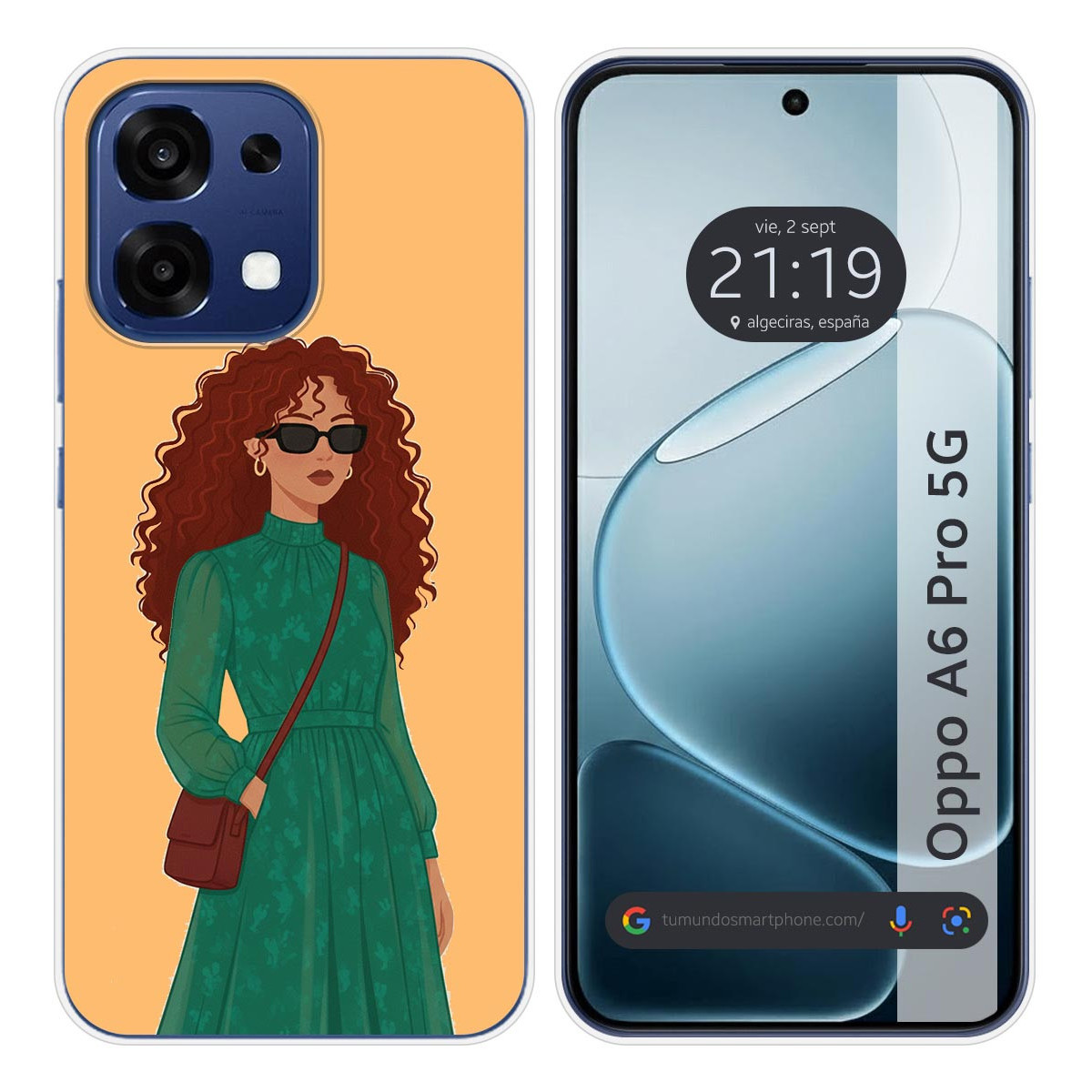 Funda Silicona para Oppo A6 Pro 5G diseño Mujer...