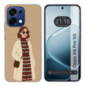 Funda Silicona para Oppo A6 Pro 5G diseño Mujer 09 Dibujos