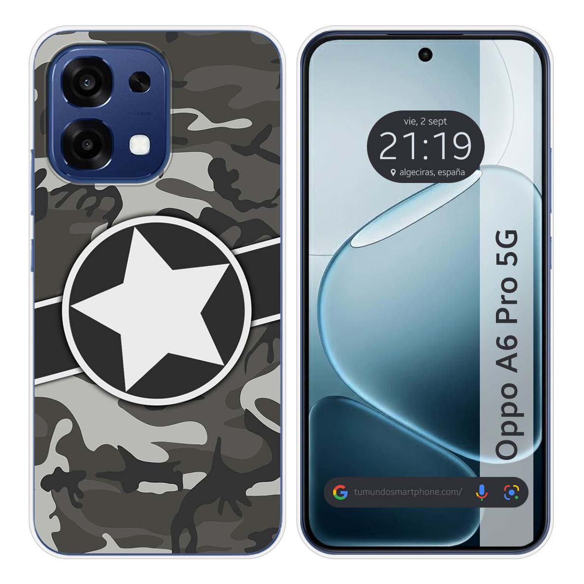 Funda Silicona para Oppo A6 Pro 5G diseño...