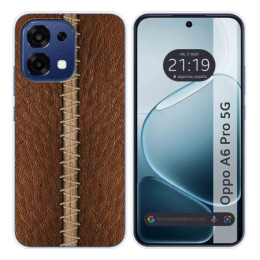 Funda Silicona para Oppo A6 Pro 5G diseño Cuero 01 Dibujos