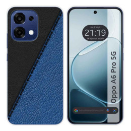 Funda Silicona para Oppo A6 Pro 5G diseño Cuero 02 Dibujos