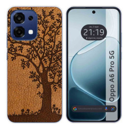 Funda Silicona para Oppo A6 Pro 5G diseño Cuero 03 Dibujos